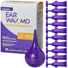 Ear Wax MD eosera cleaning drops for fast earwax removal.