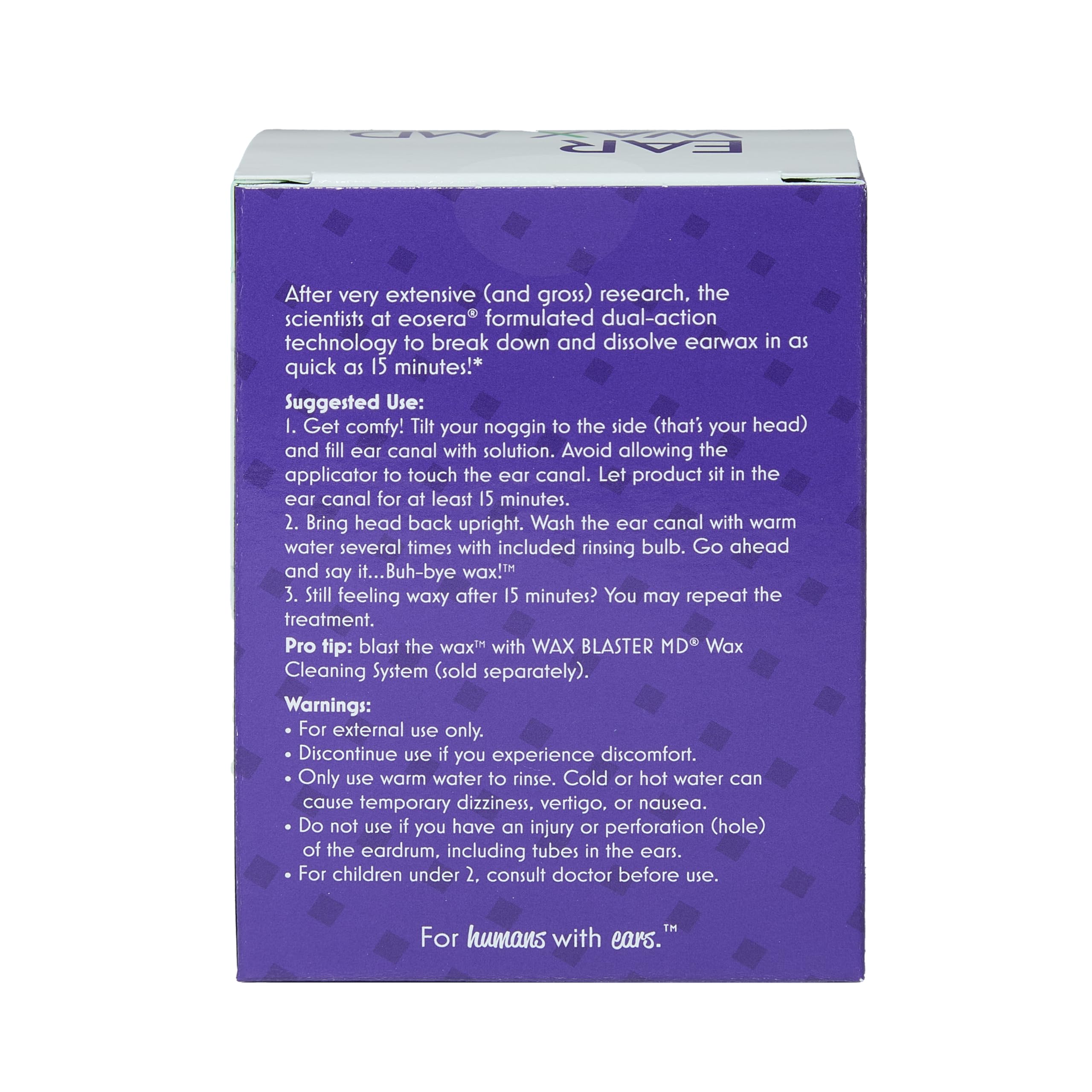 Ear Wax MD suitable for adults and kids at home.
