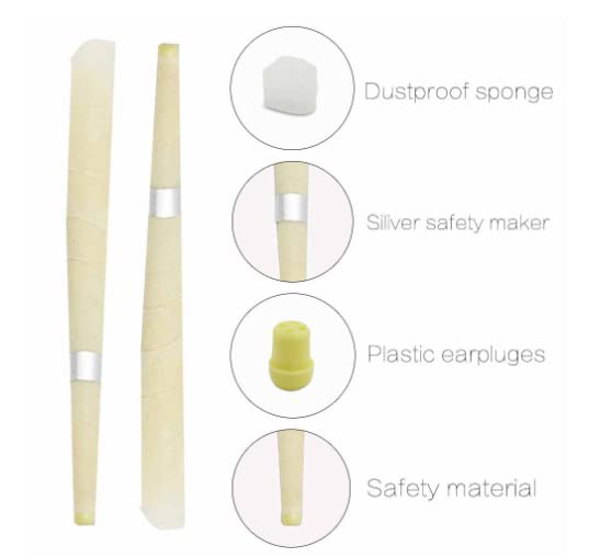 Ear Wax Removal Kit tools and spacers arranged for safe handling.