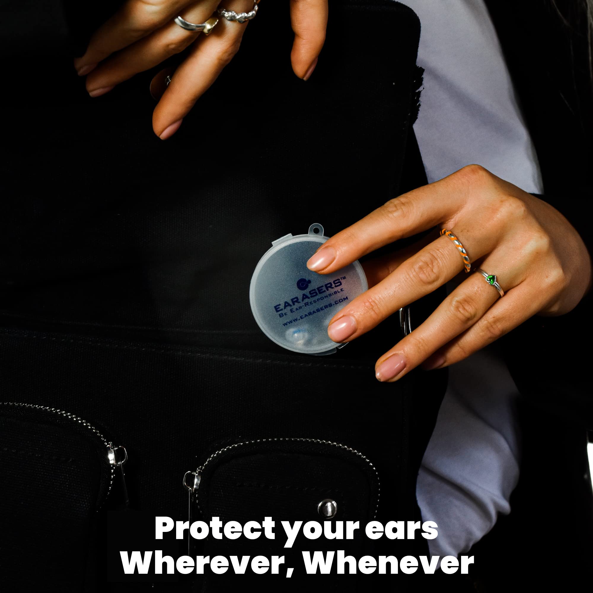 EARasers reusable earplugs offer cost-effective protection for repeated show seasons.