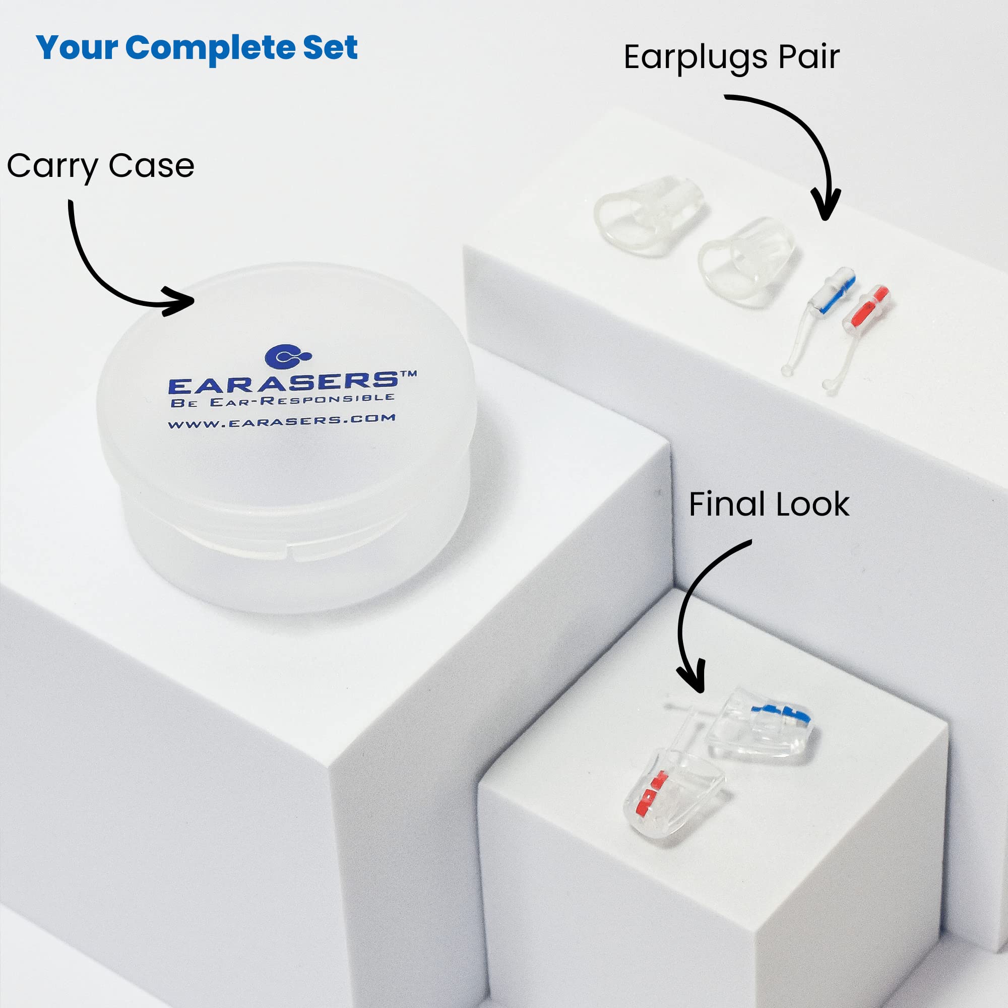 EARasers ideal for band practice with stage detail preserved