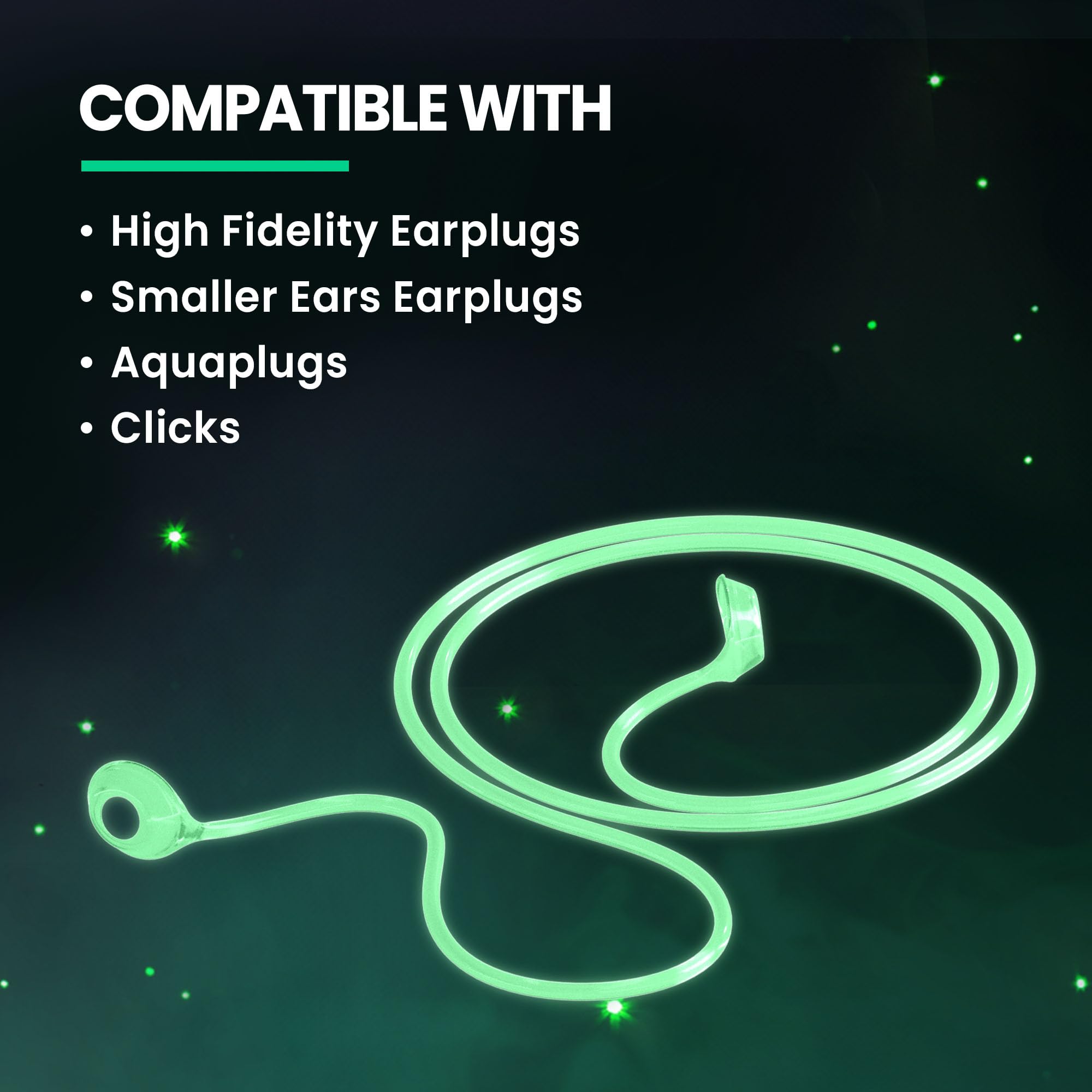 Eargasm Afterglow silicone ends attach securely to earplugs.