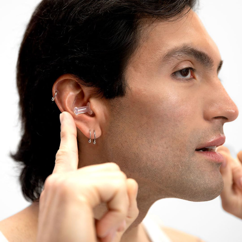 Eargasm Aviation earplugs membrane detail for smoother pressure changes.