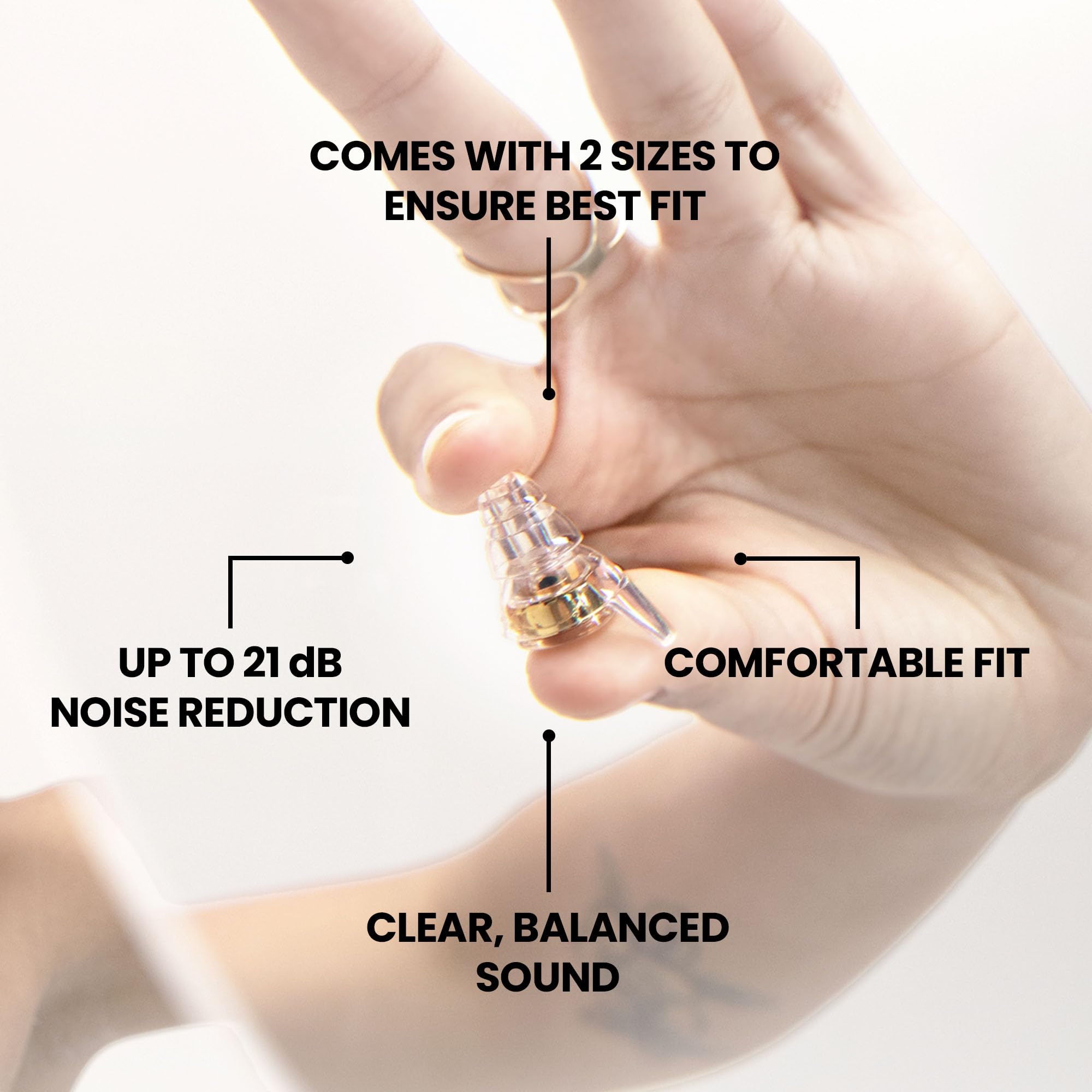 Eargasm earplugs support musicians and performers for clearer stage monitoring.