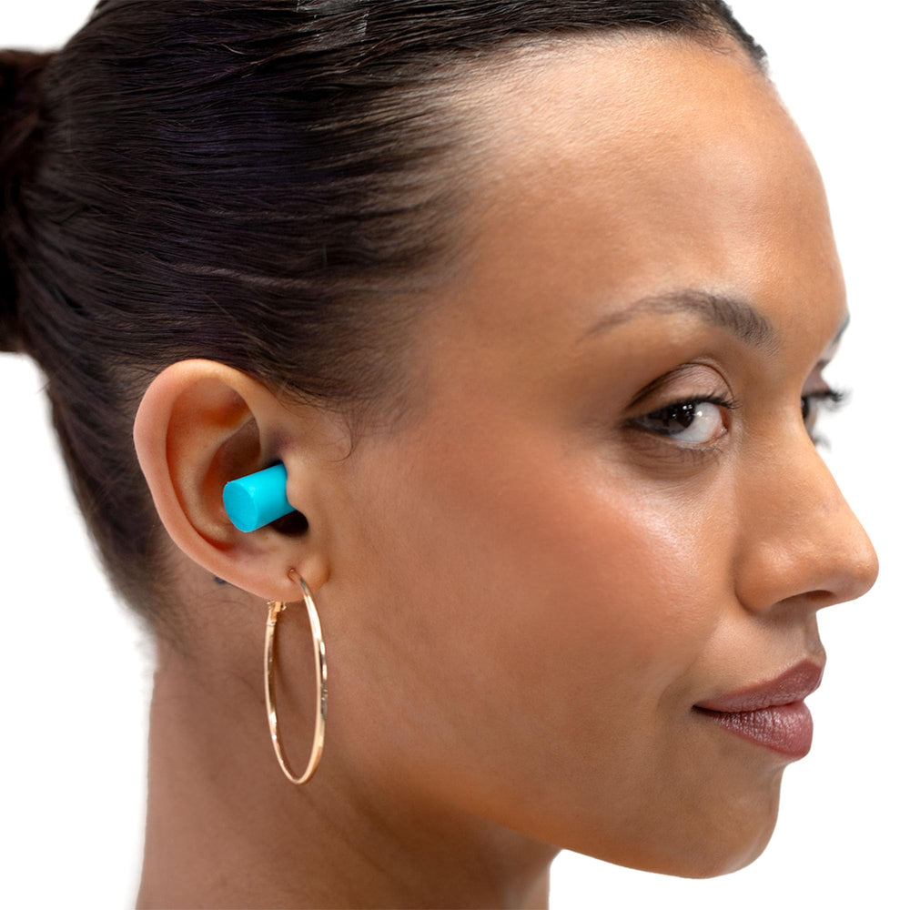 Eargasm Foam Earplugs with moldable-fit design.