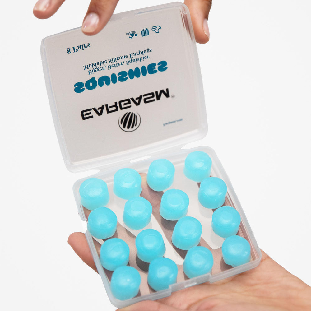 Eargasm Squishies provide 22 dB noise reduction for quieter study or work