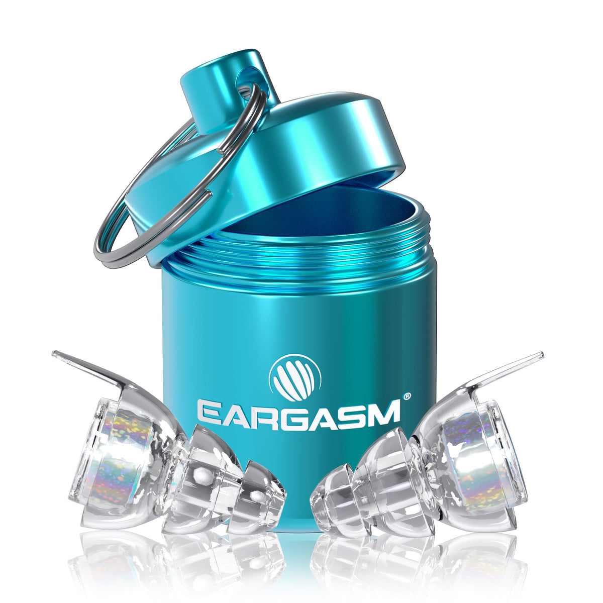 Eargasm Supernova earplugs in packaging, stylish protection for concerts and events