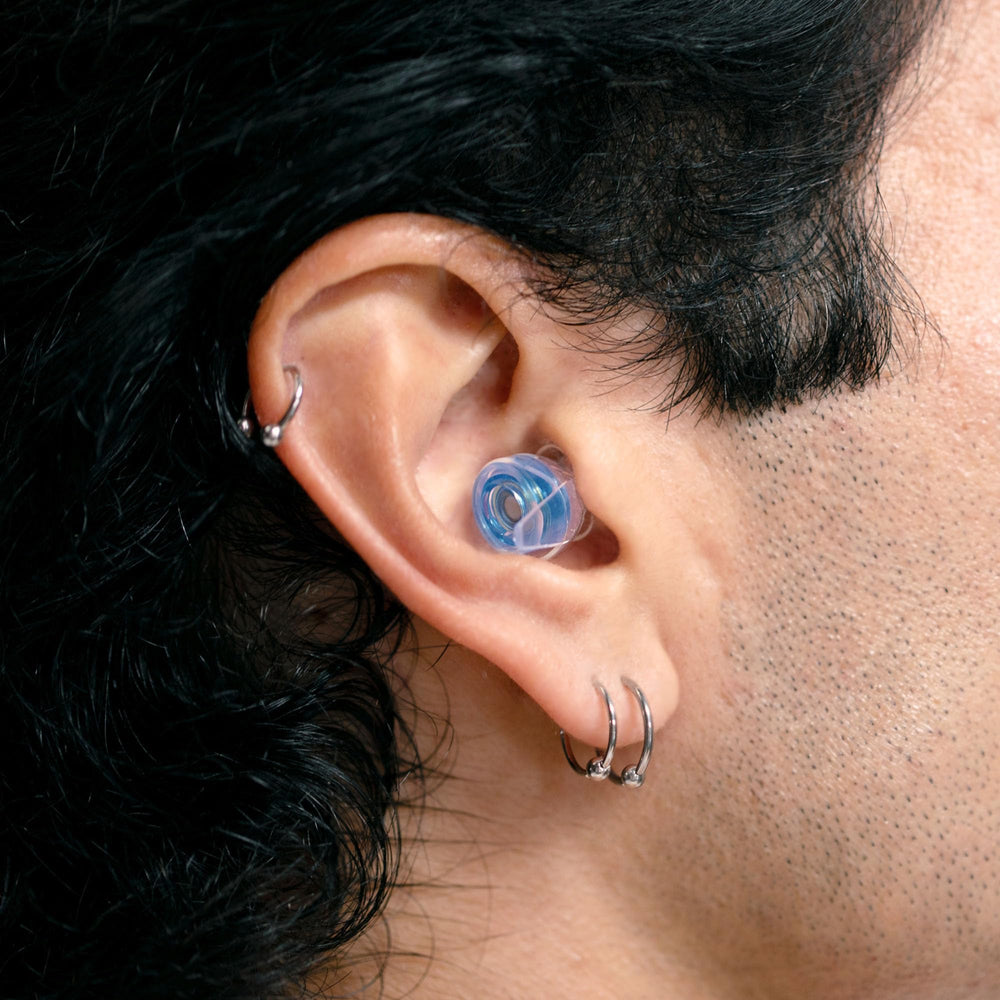 Waterproof aluminum case keeps earplugs safe on the go