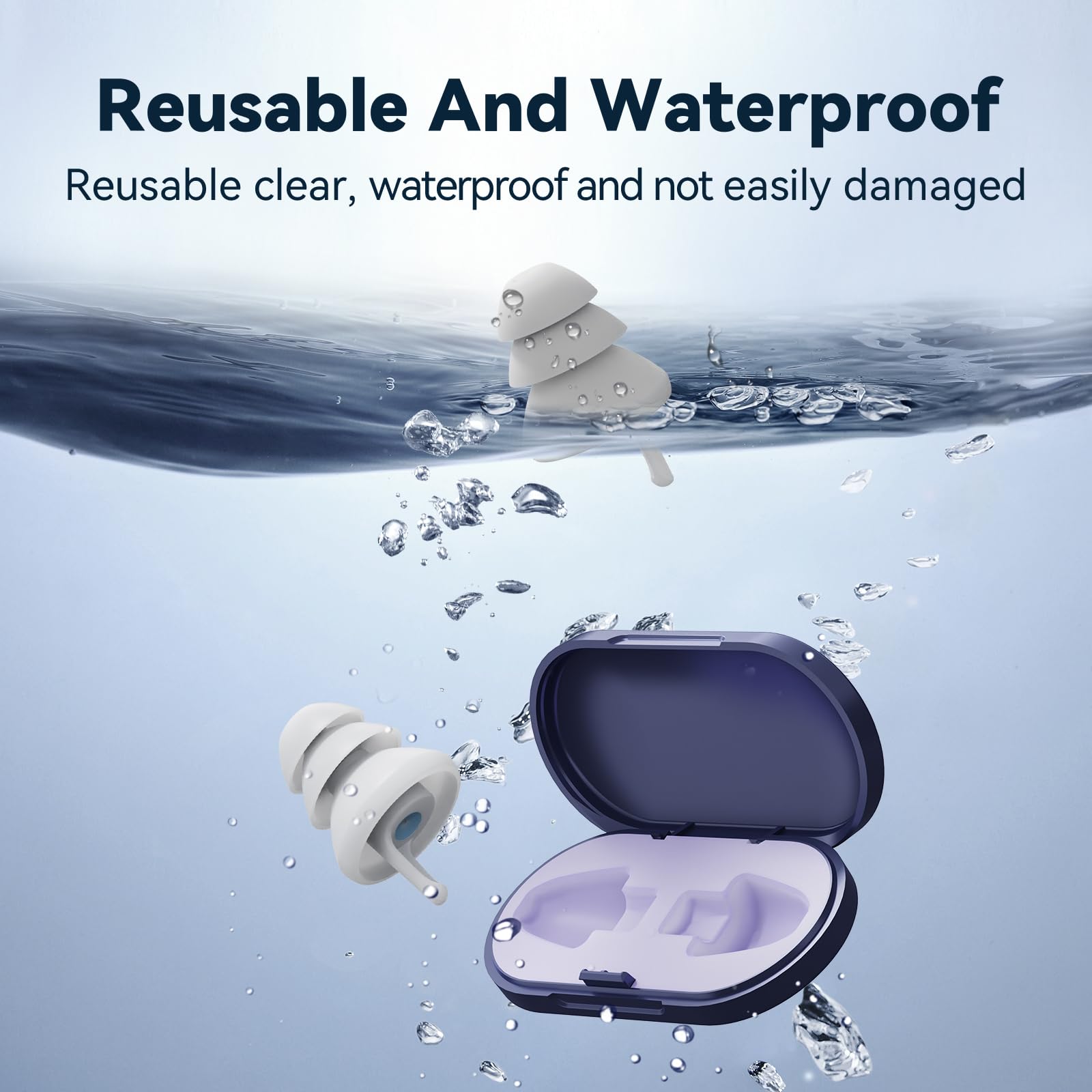 Compact EARHOPE packaging and carry case shown for portability.