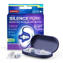 EARHOPE sleep ear plugs reduce noise with two sizes for a comfortable fit.