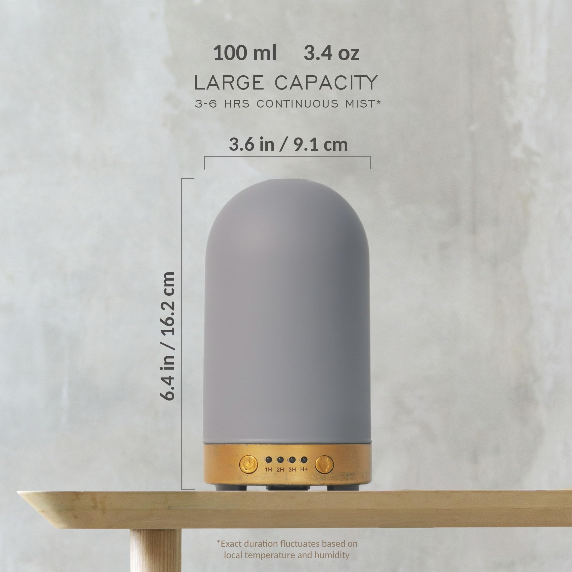 Earnest Living diffuser showing waterless auto-off feature for safe use