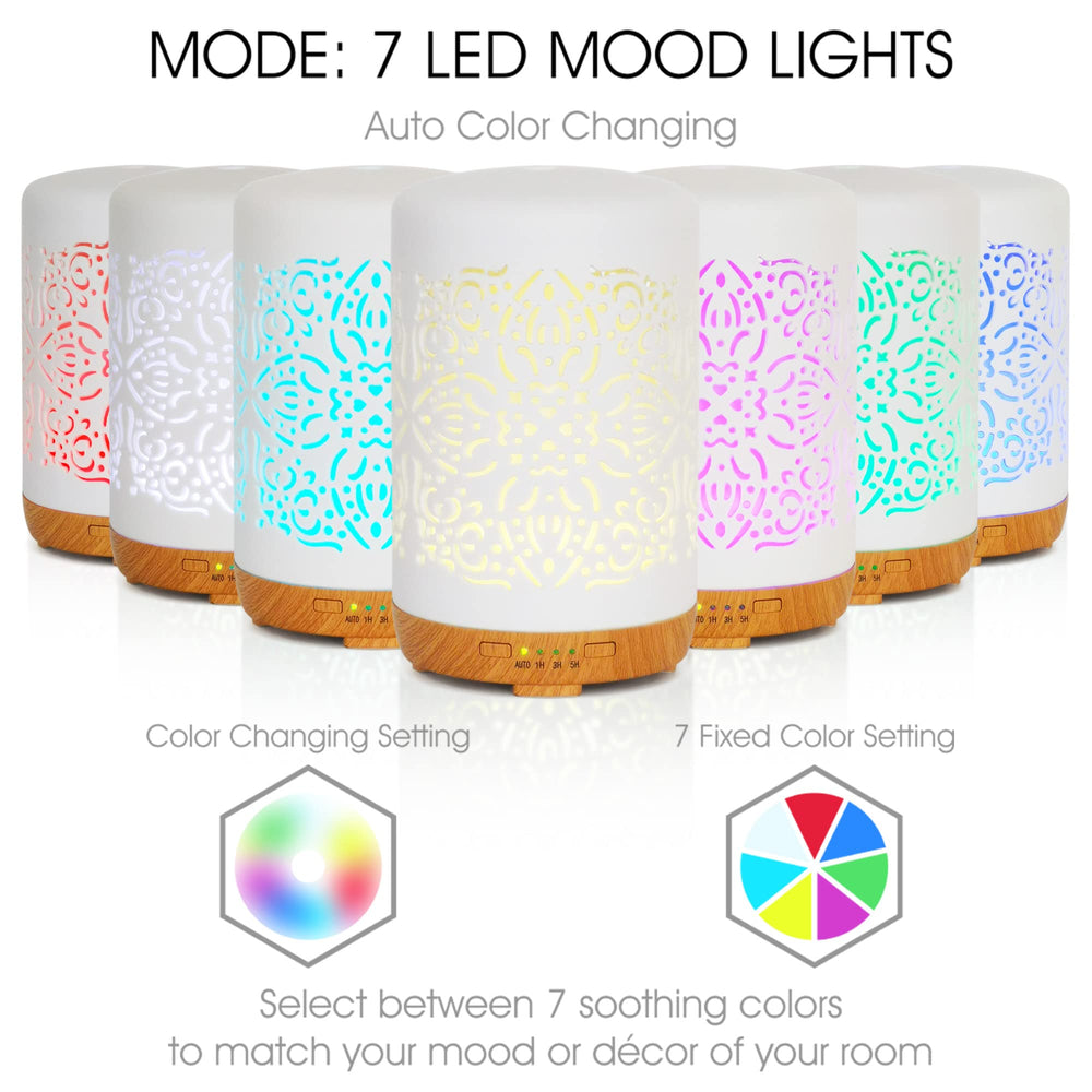 Earnest Living diffuser features auto-off for safe overnight use.