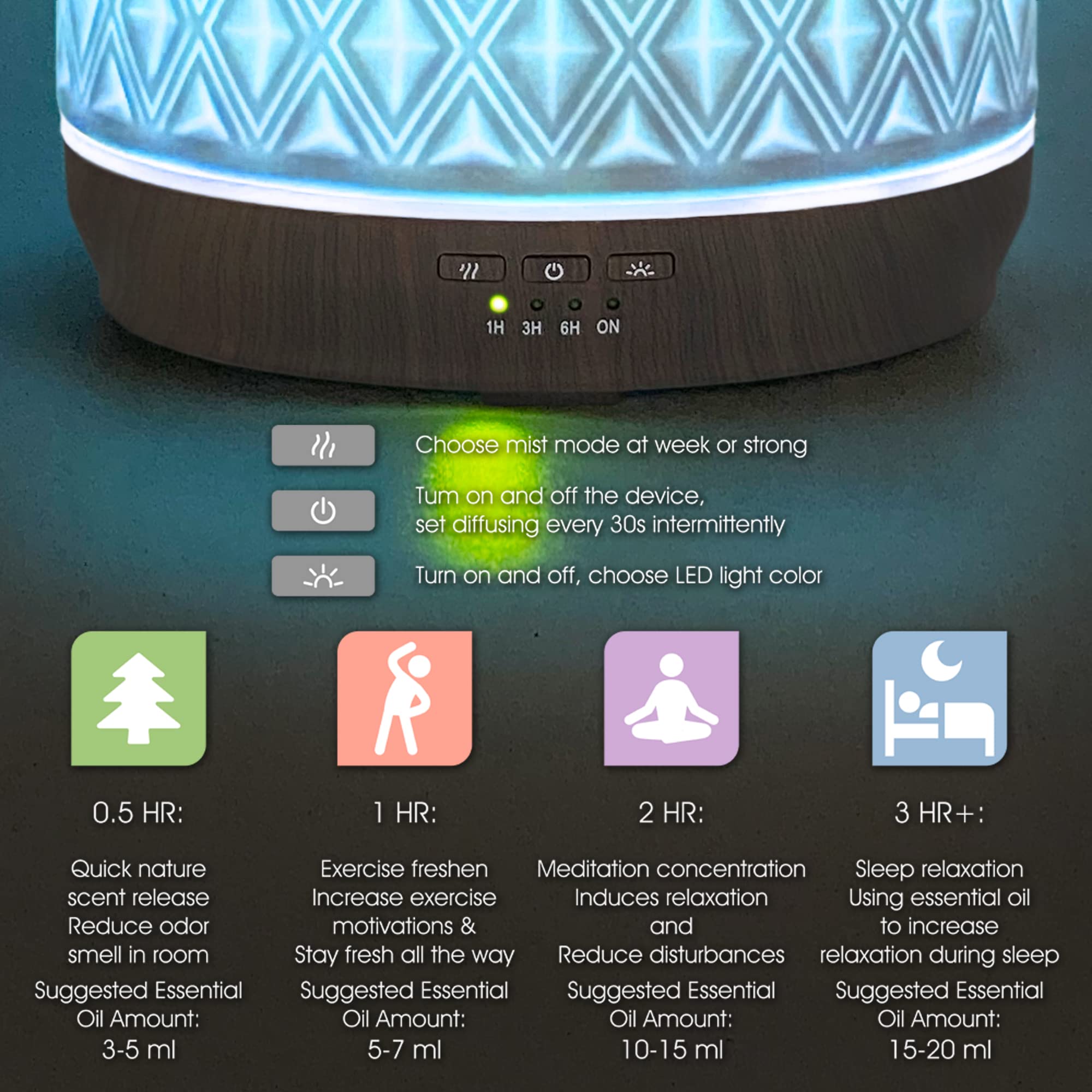 Earnest Living diffuser creating a calm ambience in a study