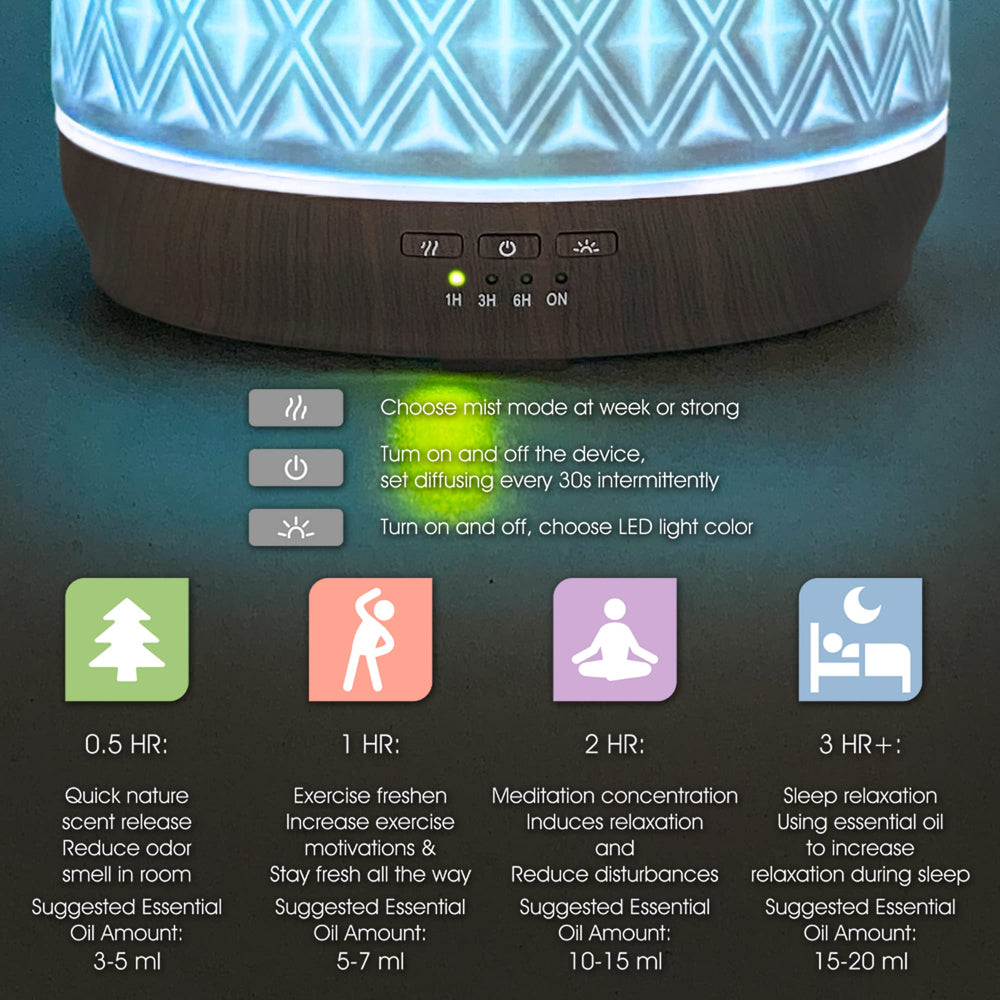 Earnest Living diffuser creating a calm ambience in a study