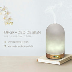 Earnest Living diffuser displaying four timer modes for flexible sessions