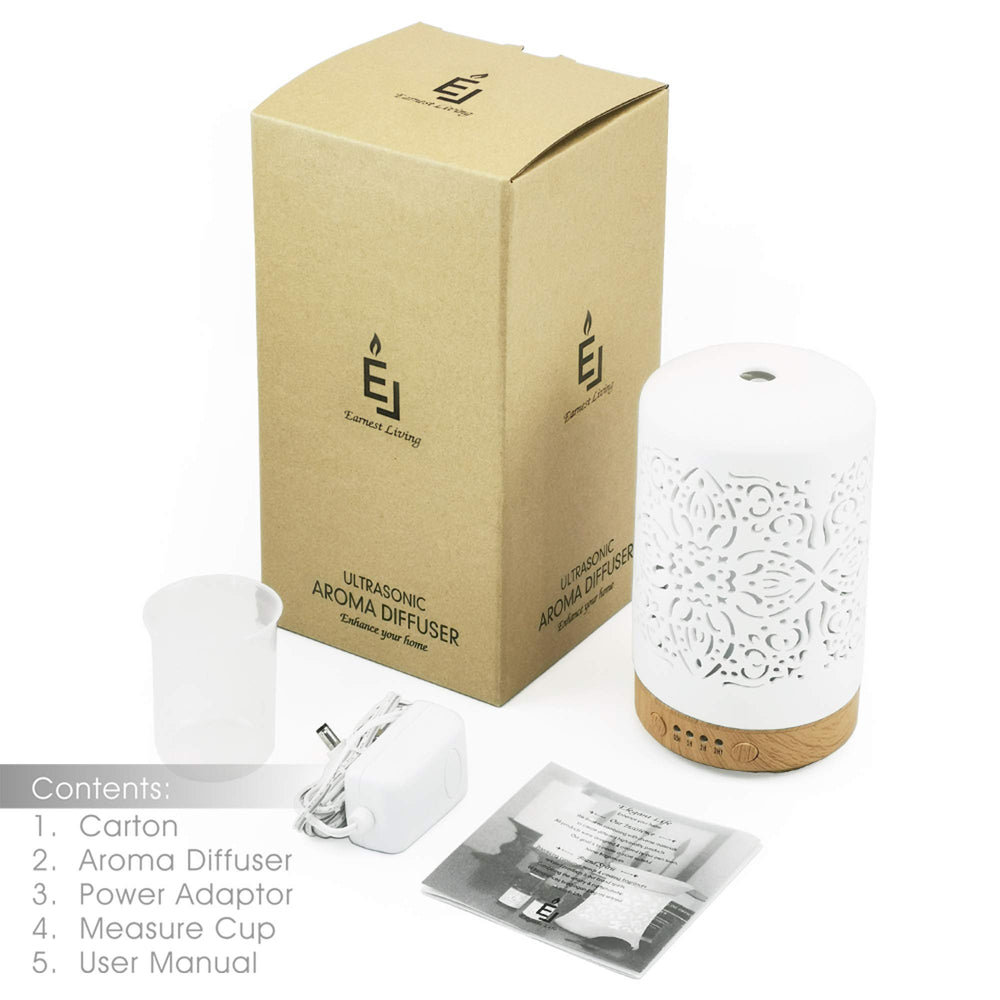Gift-ready Earnest Living diffuser packaging ideal for special occasions.