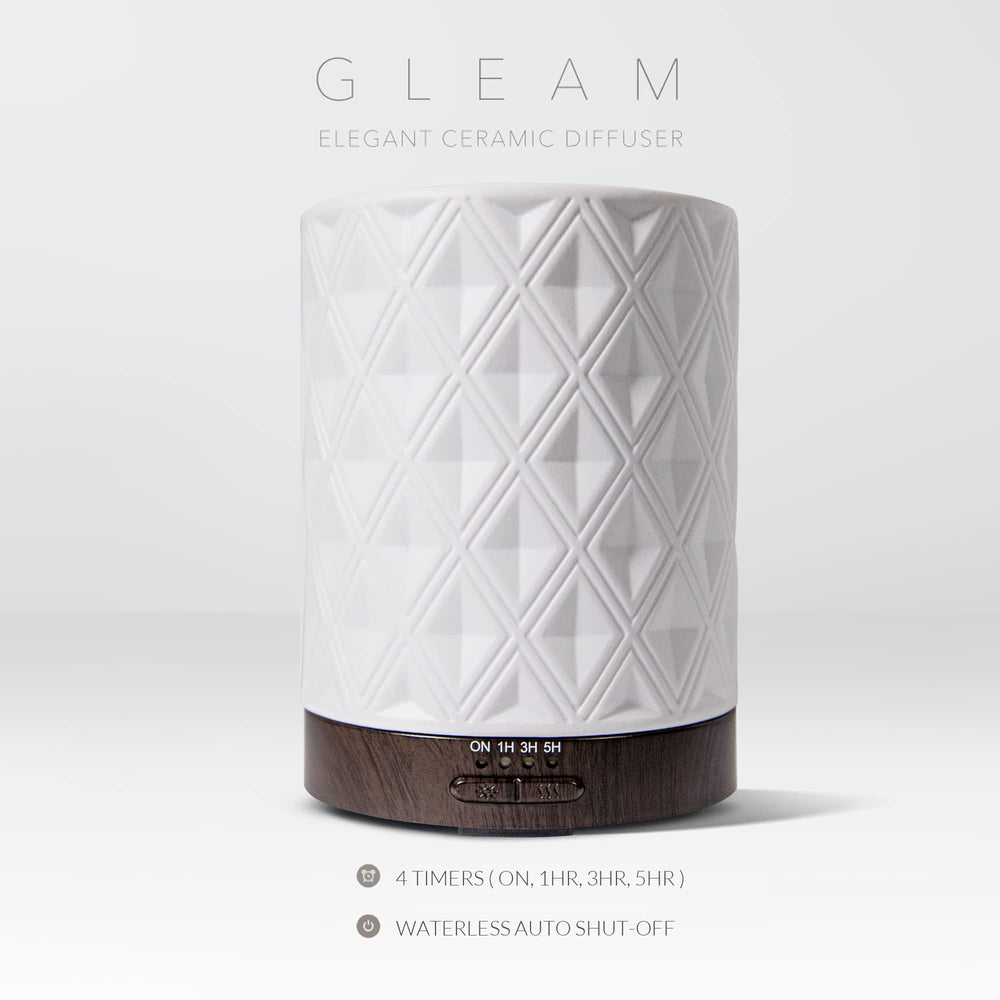Earnest Living diffuser features seven night lights to match mood.