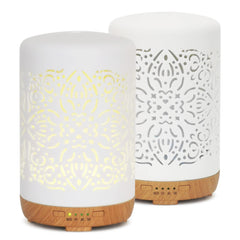 Earnest Living ultrasonic diffuser operates quietly for focus and study.