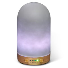 Earnest Living glass diffuser 100ml on a nightstand providing a calm ambience
