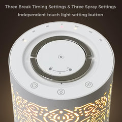 Engraved detailing on Earnest Living diffuser creates premium ambiance.