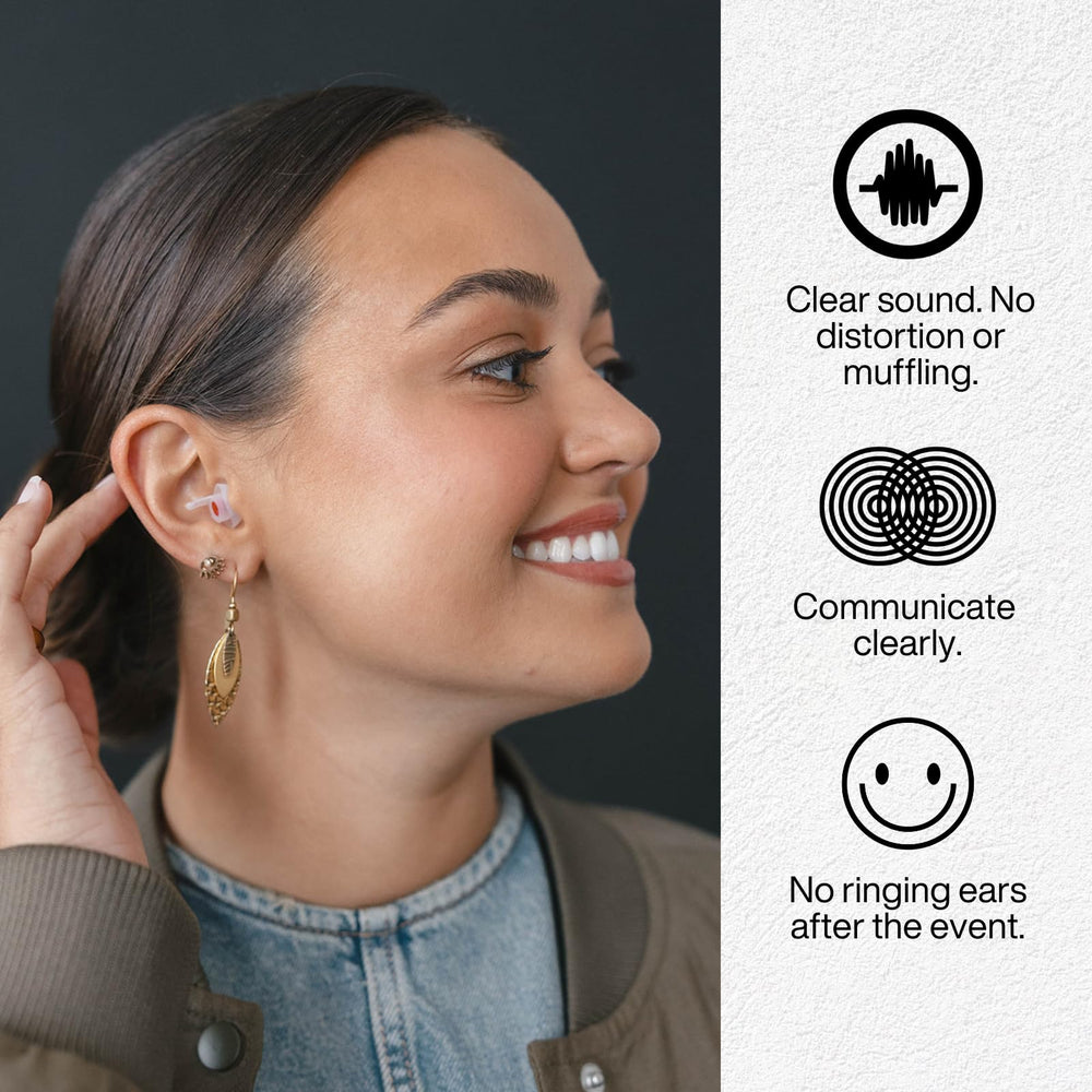 Medium filter set highlights balanced attenuation for clear live sound.