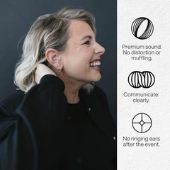 EarPeace Music Pro contour earplug sizes Standard and Small for personalized comfort