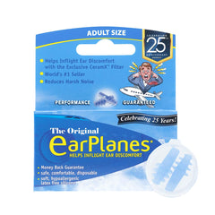 EarPlanes plus app interface shows real-time cabin pressure alerts for precise timing.