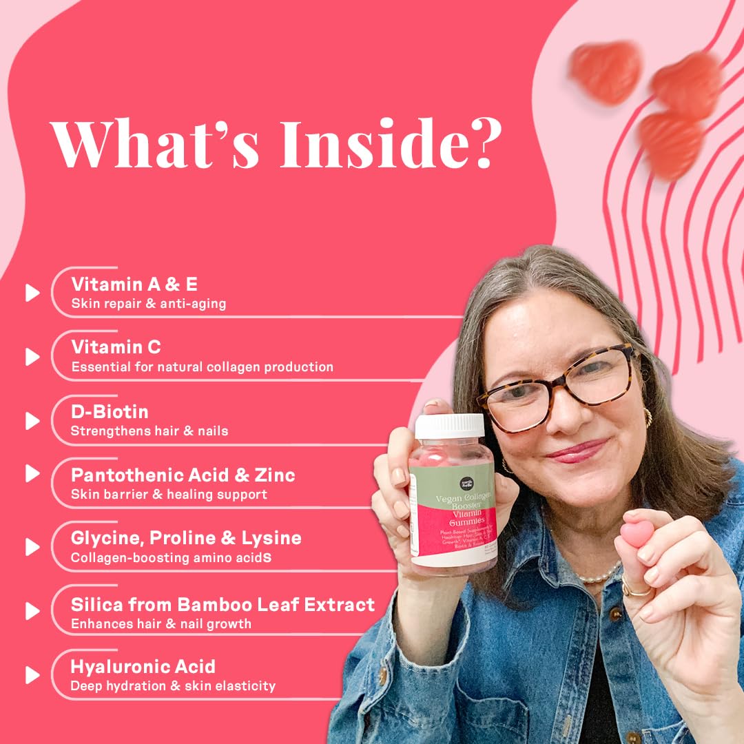 Earth & Elle vitamin blend gummies with bamboo silica for skin support