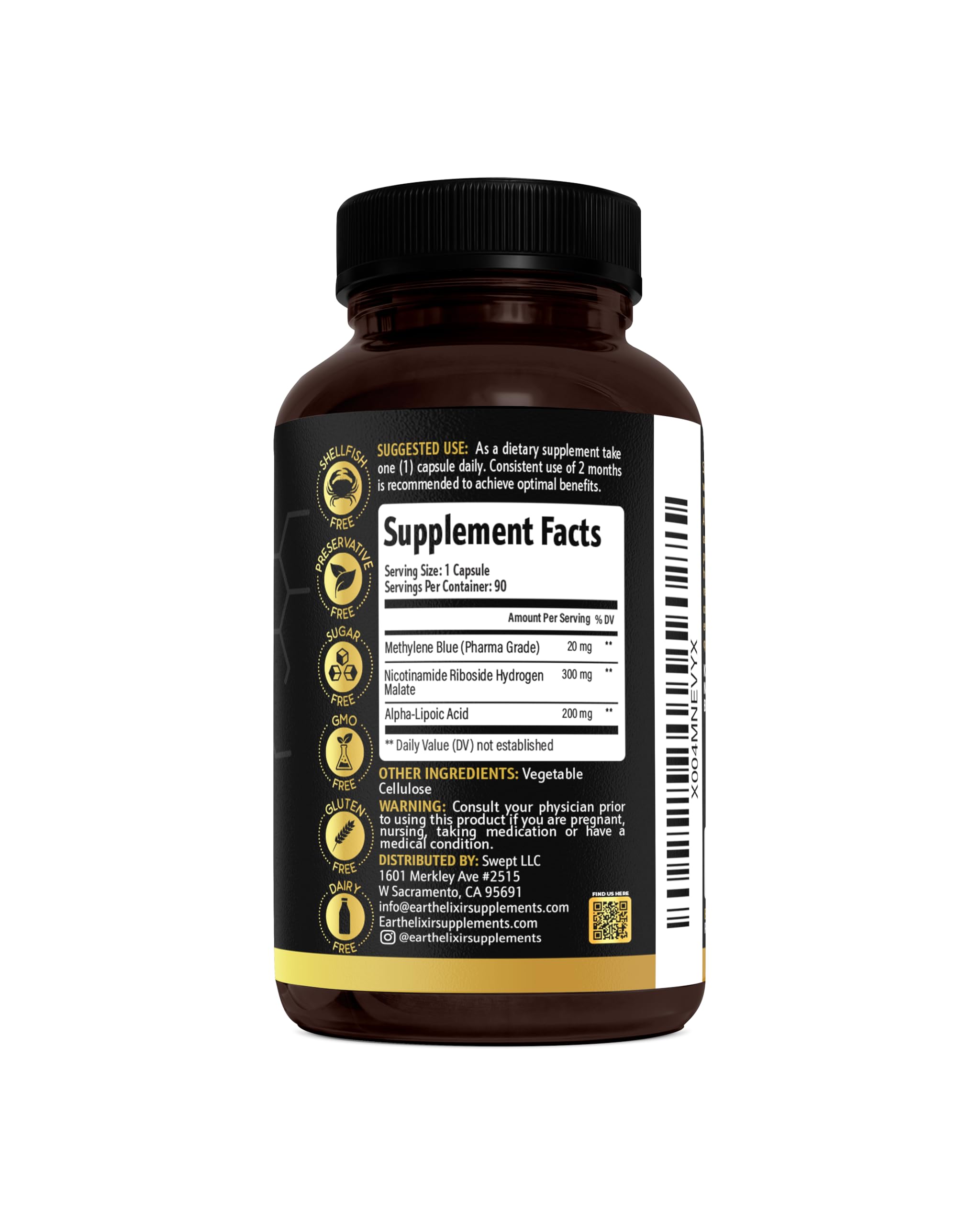 GMP-certified seal visible on bottle promotes trusted manufacturing.