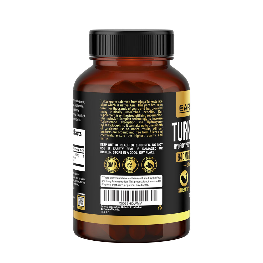 Earth Elixir vegan-friendly packaging – suits plant-based supplement routines.