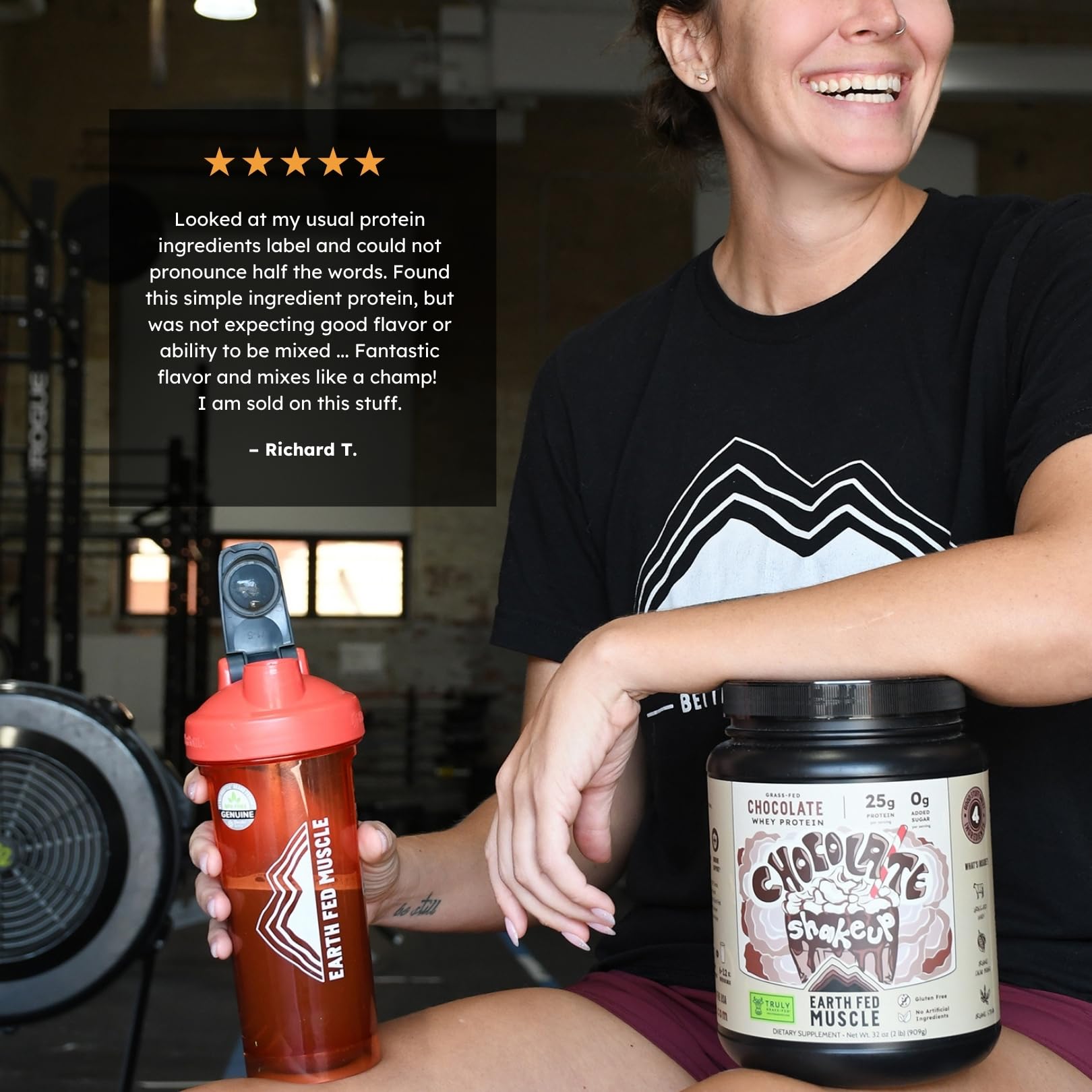 Earth Fed Muscle Shakeup USA-made production in GMP facilities
