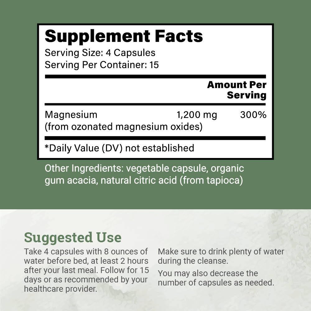 Earth Harmony Naturals bottle with label highlights vegan, non-GMO ingredients
