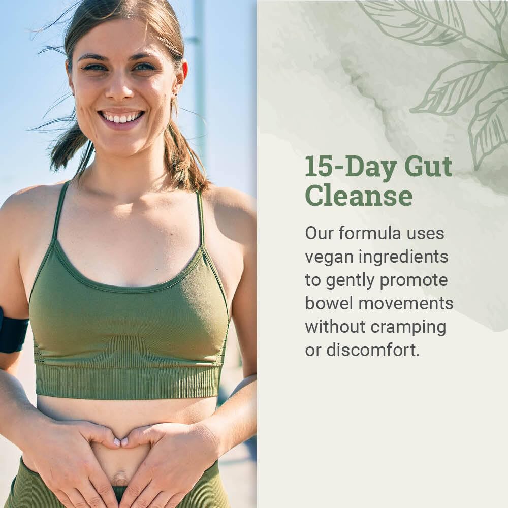 Earth Harmony Naturals capsules on table suggest easy, routine-friendly detox