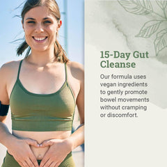 Earth Harmony Naturals capsules on table suggest easy, routine-friendly detox