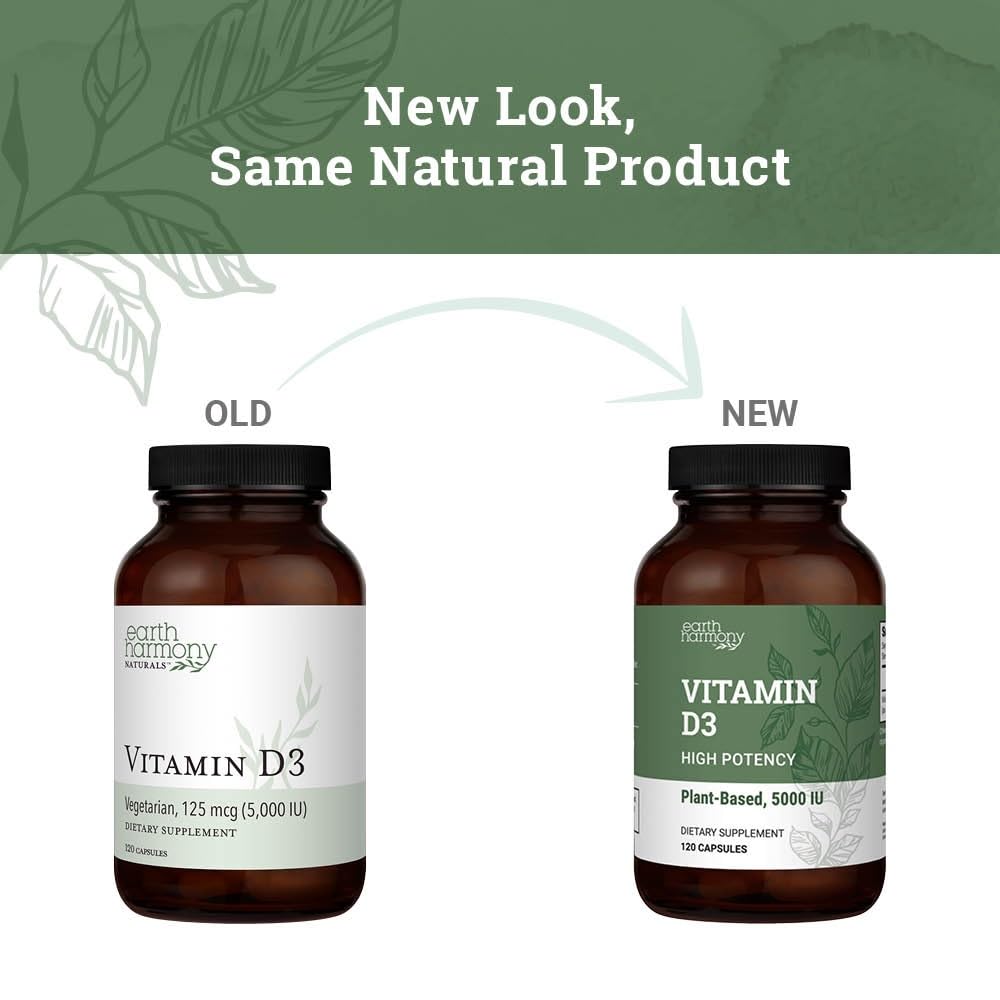 Earth Harmony Naturals estilo de vida saludable con suplemento orgánico diario.