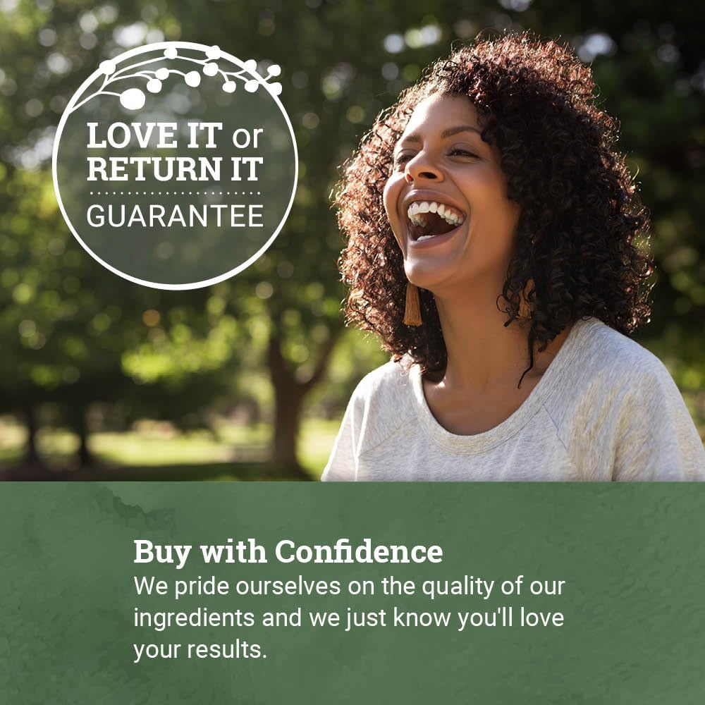 Earth Harmony Naturals sello de garantía de satisfacción para clientes.