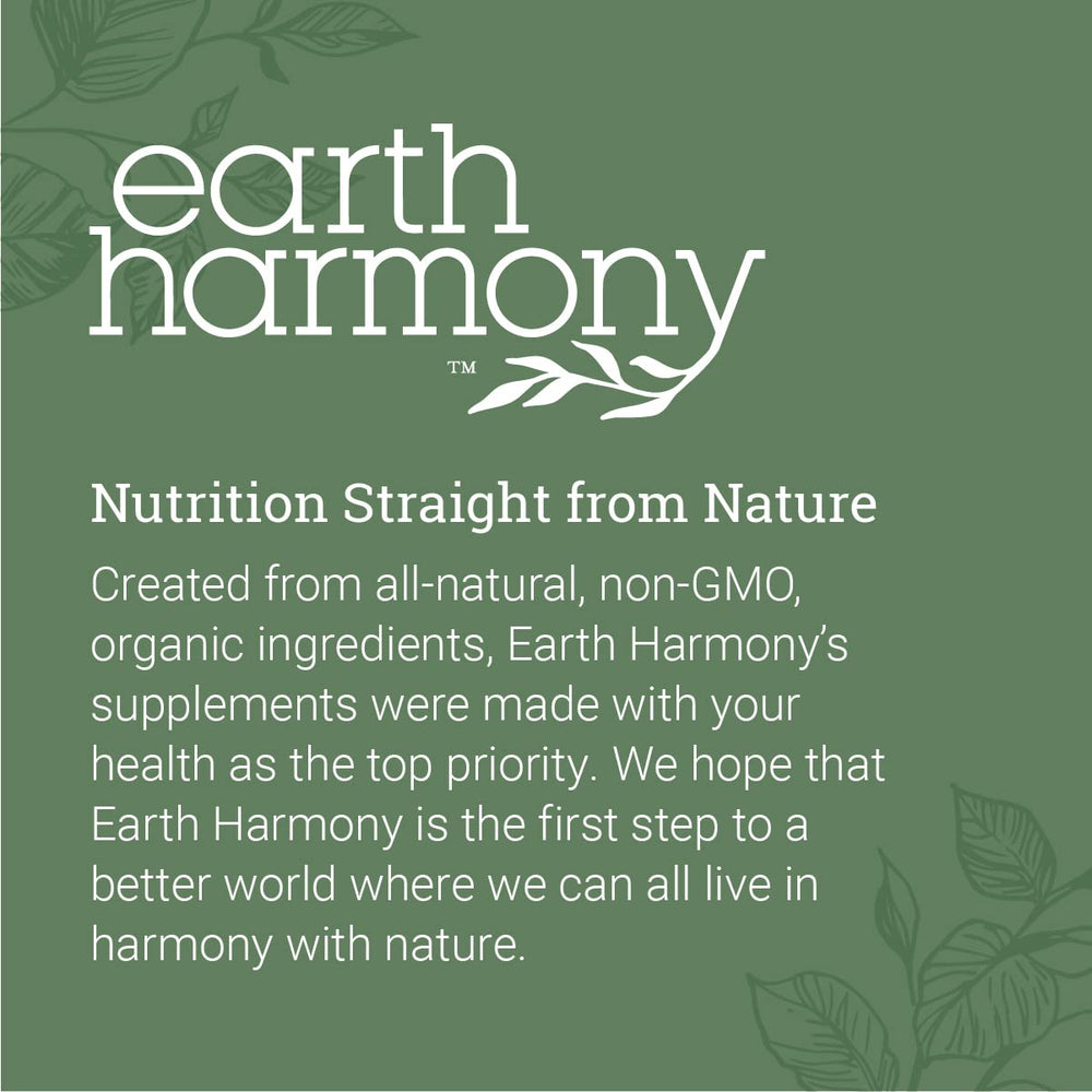 Label on Earth Harmony Naturals lymphatic drainage drops showing USA-made production
