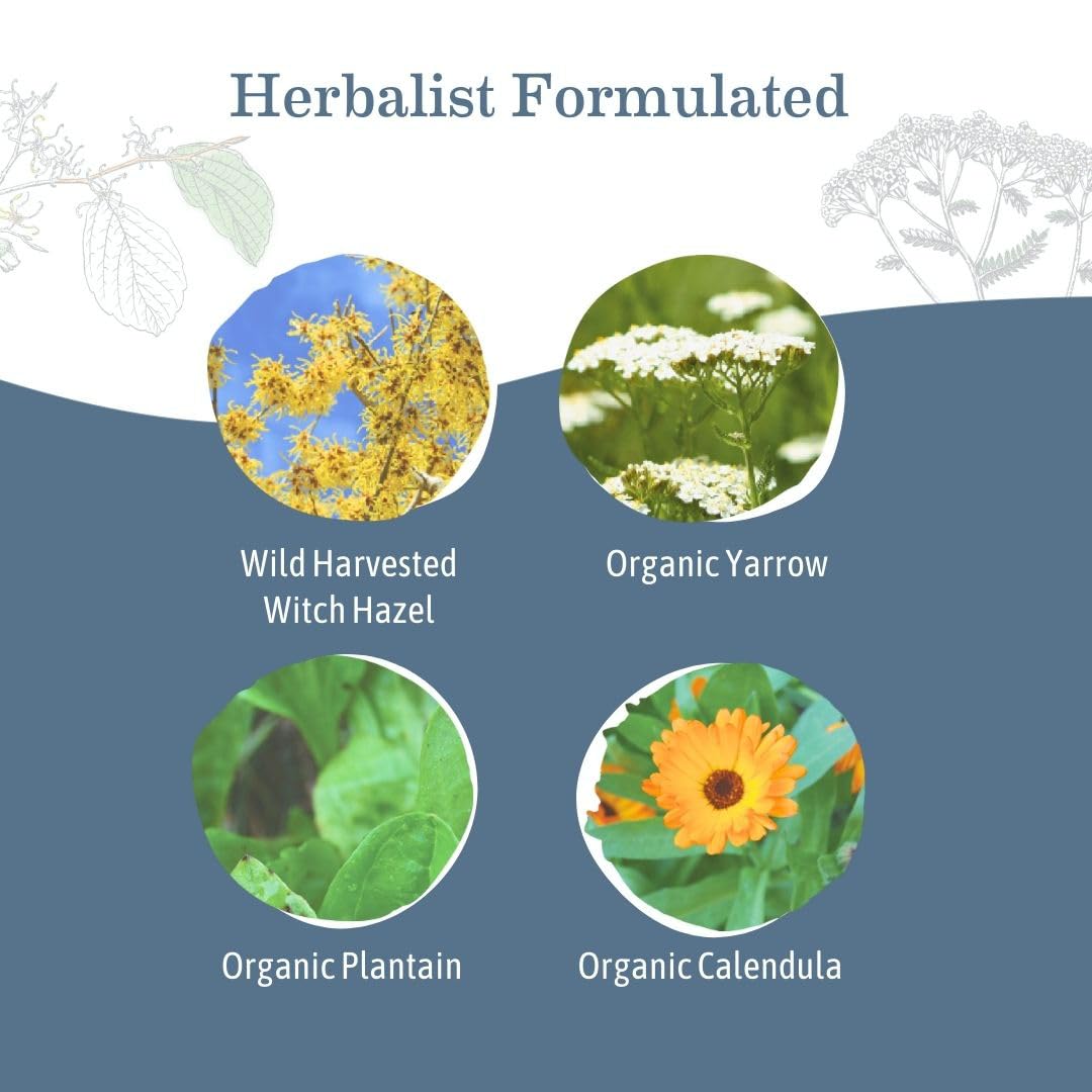Earth Mama Herbal Perineal Spray stored in fridge for extra cooling.