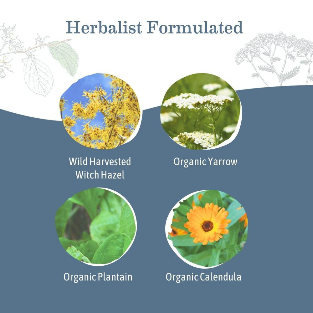 Earth Mama Herbal Perineal Spray stored in fridge for extra cooling.