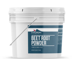 Earthborn Elements Beet Root Powder being poured into a smoothie for easy daily nutrition.