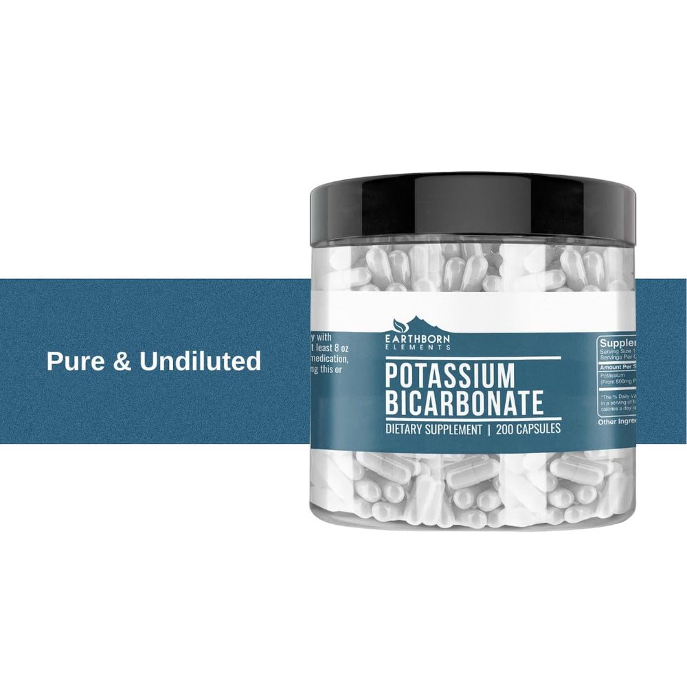 Packaging on shelf displaying Earthborn Elements potassium bicarbonate for easy access