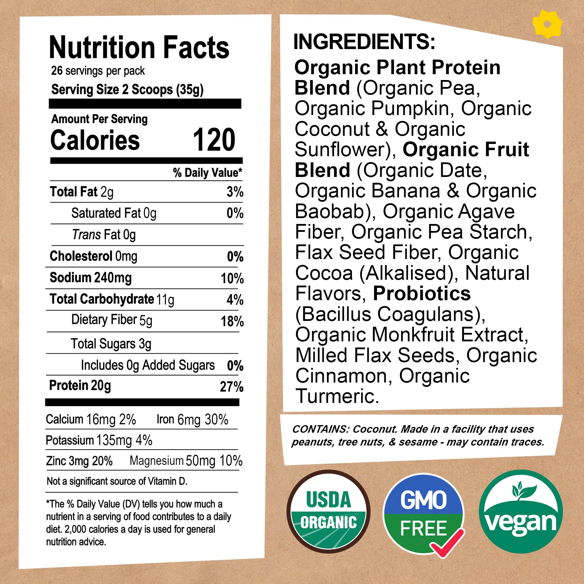 EarthChimp probiotics vanilla shaker demonstrates a gut-friendly protein option on the go.