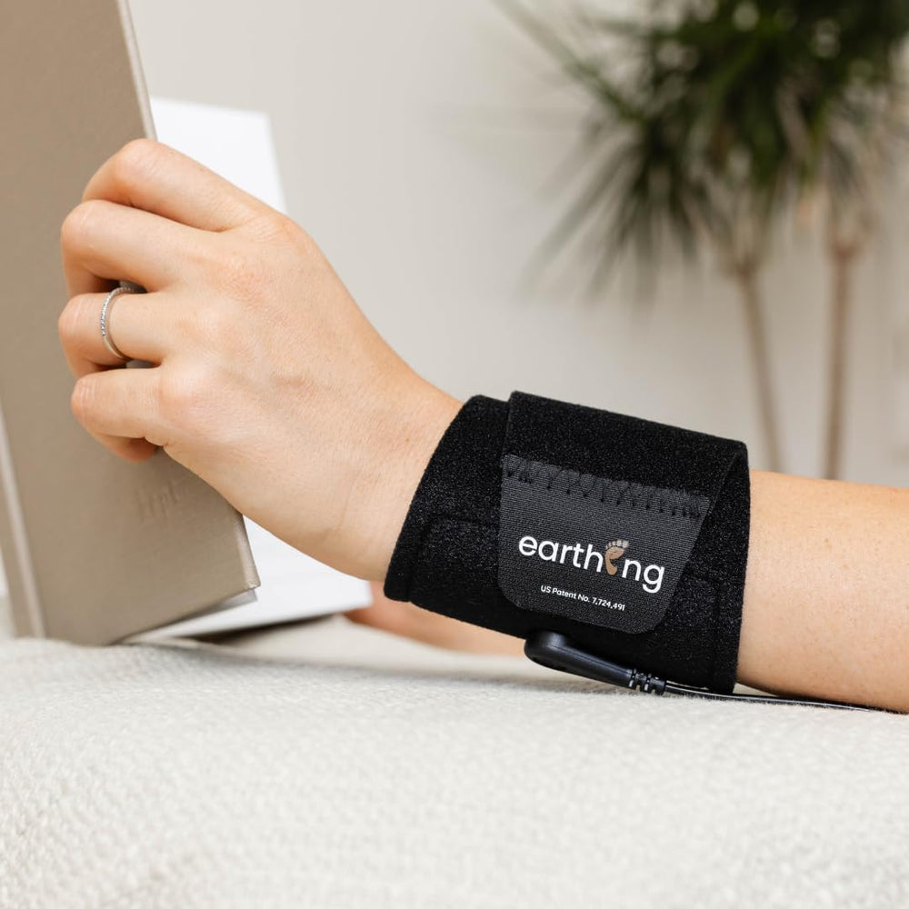 Earthing Official Clint Ober branding on packaging highlights trusted grounding solution