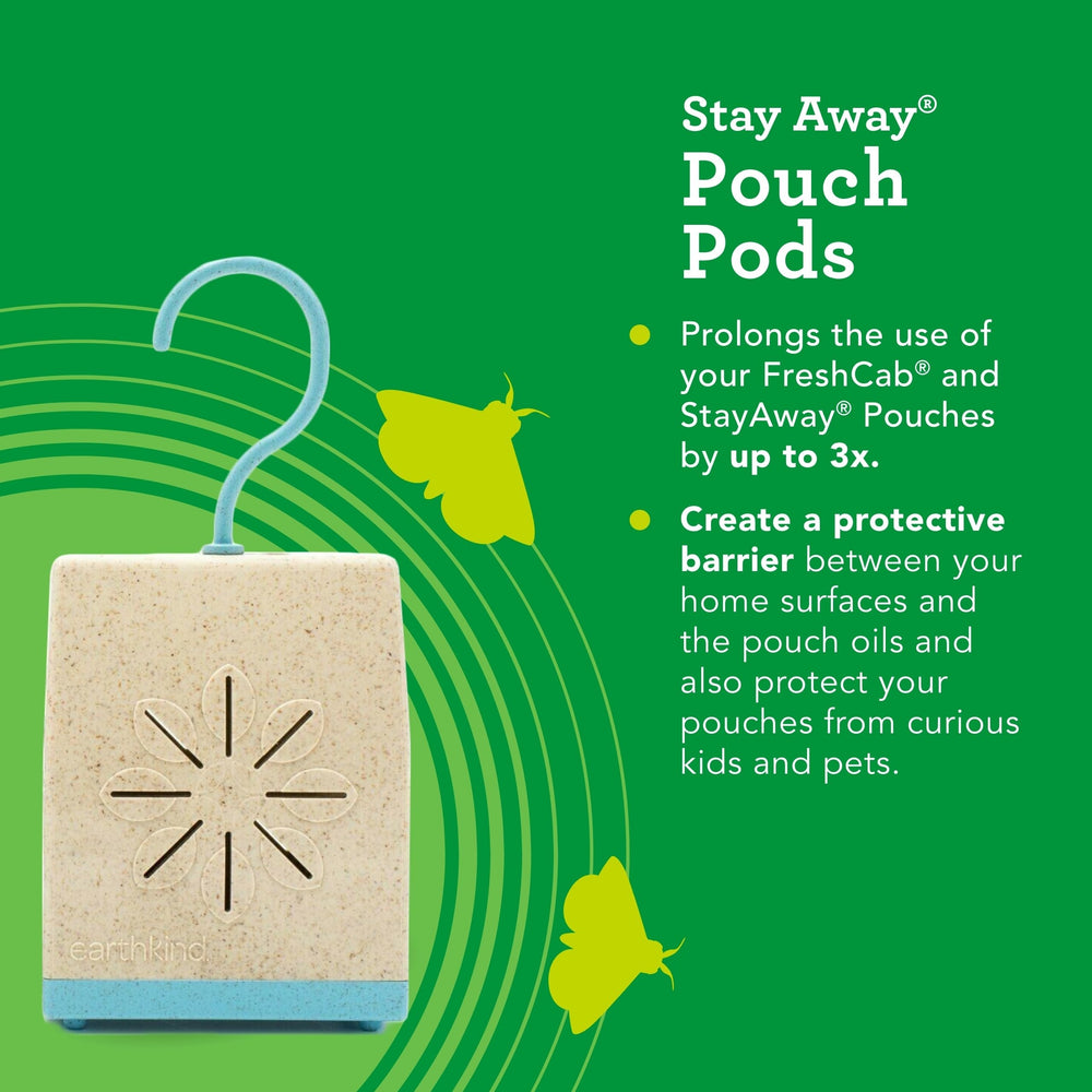 EarthKind Pouch Pod close-up highlights plant-based resin and durability.