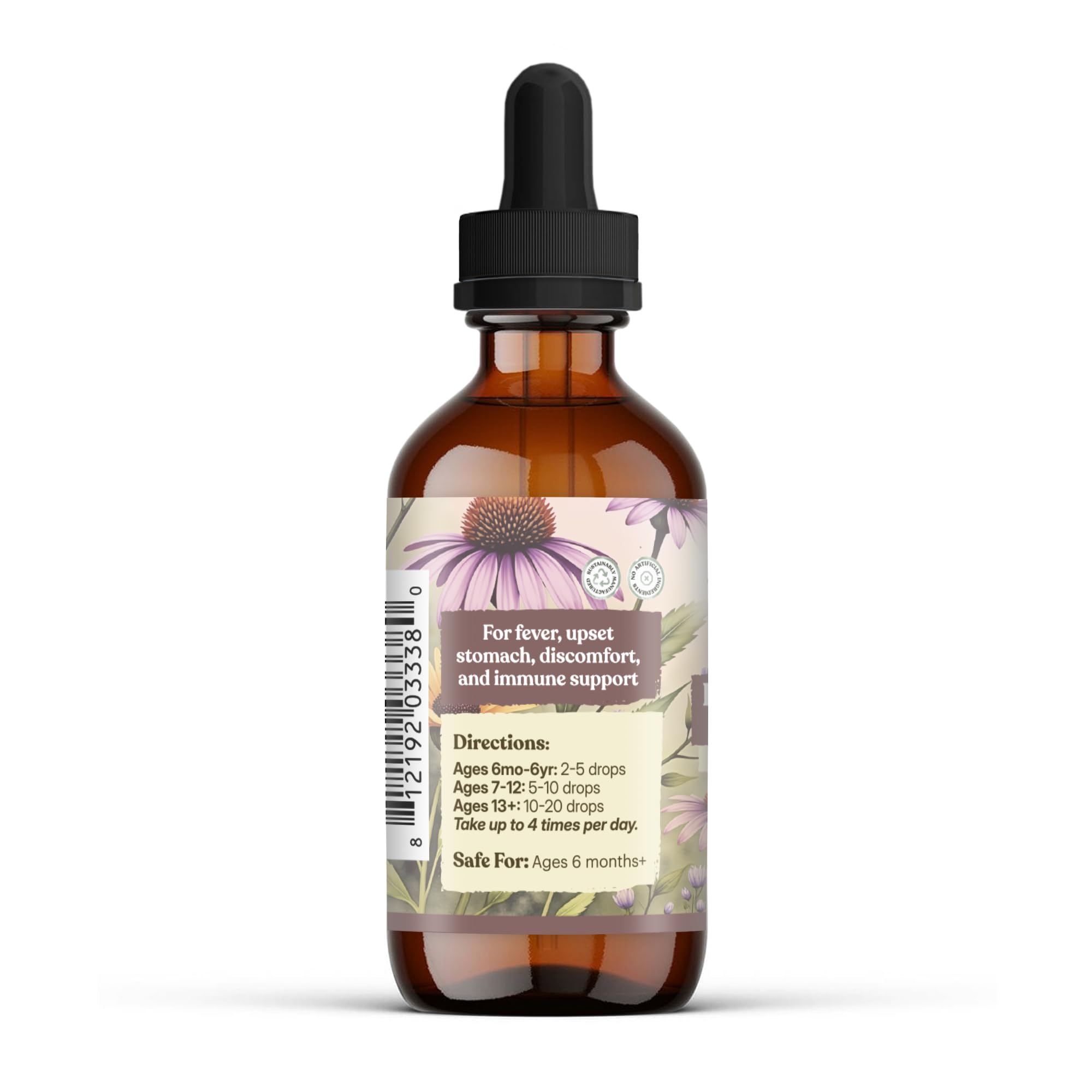Earthley Wellness Feel Better Fast herbs display fennel and elder flower