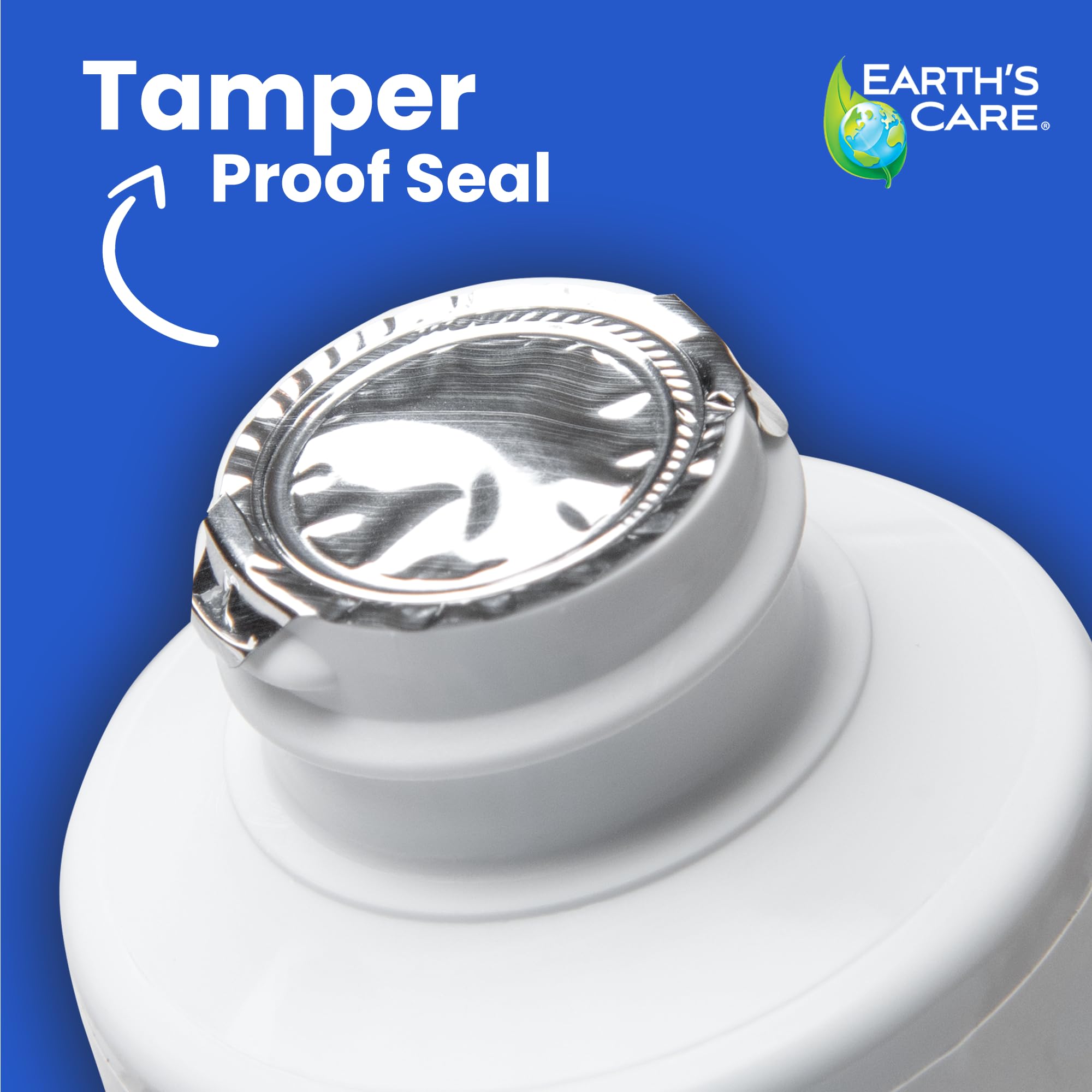 Earth's Care logo indicating steroid-free anti-itch cream.