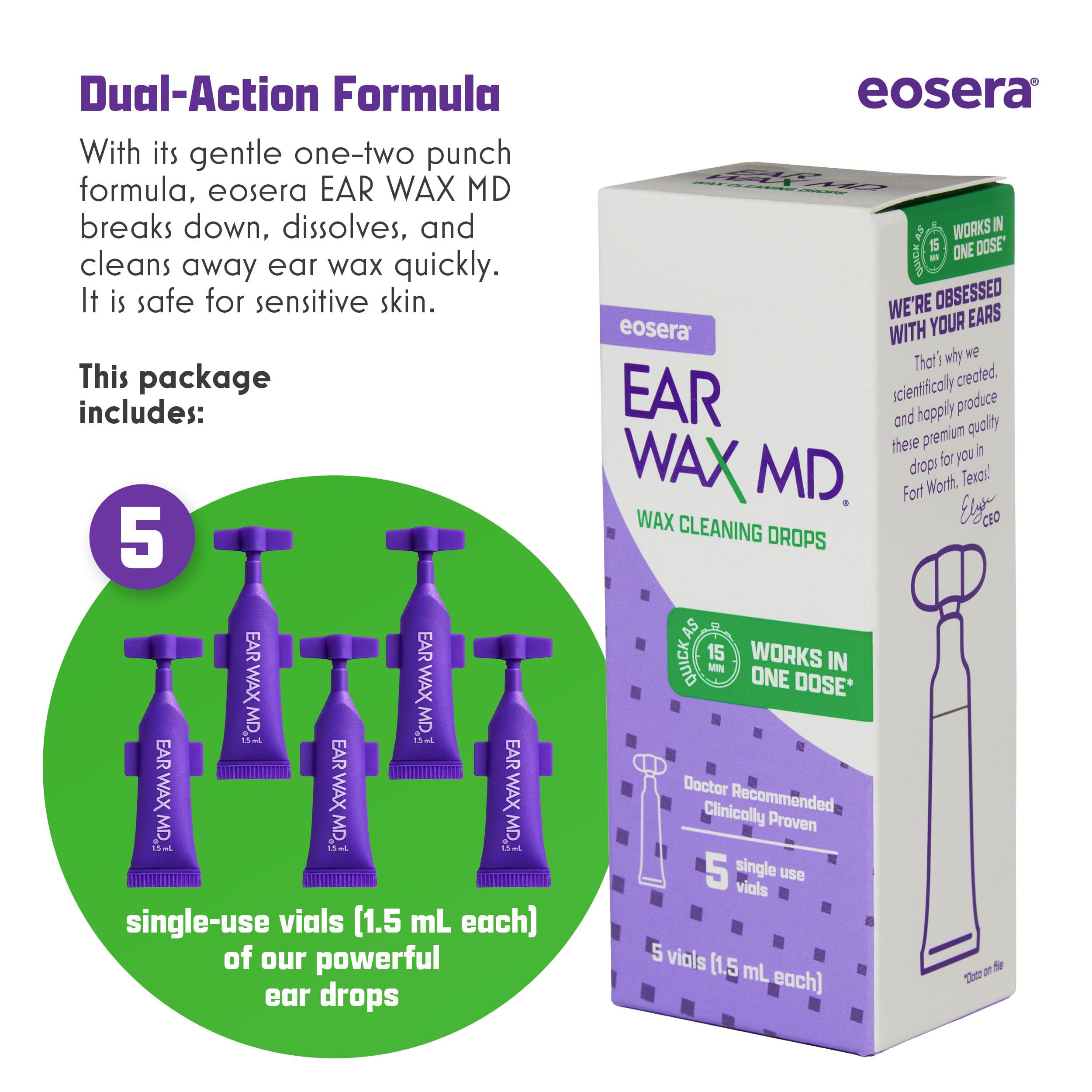 Warm-water rinse step recommended after eosera treatment