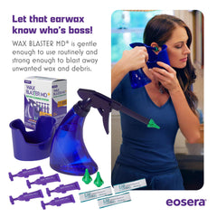 Earwax MD Wax Blaster MD+ basin shown for convenient irrigation setup