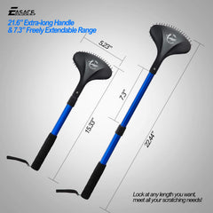 EASACE back scratcher waterproof-coated body for durability and easy cleaning