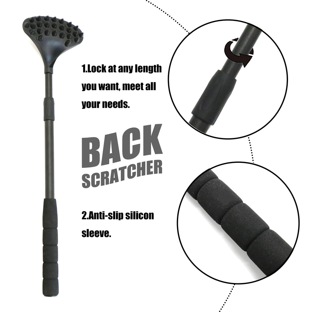 EASACE black packaging highlights a gift-ready back massager.